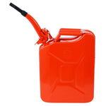 ZUN 20 Liter Jerry Fuel Can with Flexible Spout, Portable Jerry Cans Fuel Tank Steel Fuel W46591769