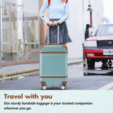 Hardshell Luggage Sets with Bags Lightweight Suitcase Double Spinner Wheels with TSA Lock ,Single N732P193485M