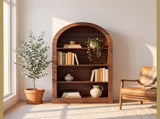 Arched 47.6 Inch, 4-Tier Bookcase, Arched Bookcase, Arch - Modern W2641P562765