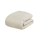 7 PCS Queen Comforter Set Beige B035P319209