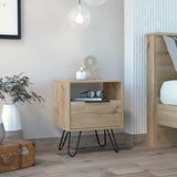 Vienna Nightstand, Shelves, Hairpin Legs B128P148824