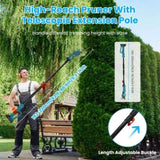 ZUN 3 In 1 Multifunctional Mini Hedge Trimmer & Grass Shear Electric Cordless Handheld Hedge Trimmer 64258016