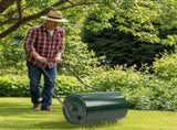 16in Heavy Duty Steel Lawn Roller, Garden Roller Can Be Filled with Water or Sand, Hand Roller with 04636729
