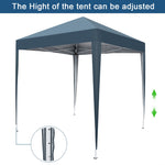 ZUN 2 x 2m Practical Waterproof Right-Angle Folding Tent Blue 37193850