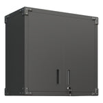 ZUN Metal Wall-Mounted Tool Storage Cabinet with 2 Locking Door 1 adjustable Shelf 1 Opened Drawer for 75192914