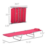 ZUN Folding Lounge Chairs / beach chair （Prohibited by WalMart） 16363256