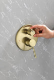 Shower System, Wall Mounted Shower Faucet Set for Bathroom with High Pressure 10" Stainless Steel 94526751