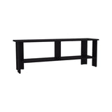 Navia 47" Wide Tv Stand with Two Shelves, for Living room, Bedroom, Entertainment Black Wengue B200P286939