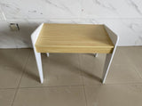 Kids Table Set with One Chair, Wooden Children Study Table, 2-8 Age Kids Funiture , WhiteNatural 21323294