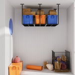 ZUN 3x6 Overhead Garage Storage Rack, Heavy Duty Adjustable Ceiling Mounted Storage Racks, 750LBS Weight 93039307