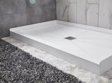 Glasstone shower base SMC solid white finish 4836 W2122P213470