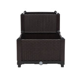 2Pcs Free Splicing Injection Planting Box Brown 59063384