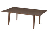 60" Rustic Farmhouse Table - Solid Wood Frame, Minimalist Modern Table for Kitchen, N752P327191D