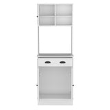 Pantry Cabinet with Drawer and 3-Doors, White -Kitchen B097133170