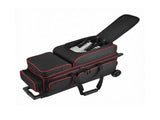 3 Ball Double Roller Bowling Bag with Wheels, Retractable Handle Extends to 41.34 in, Separate Shoe 34709522