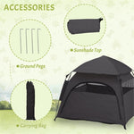 ZUN Pop Up Dog Tent / Pet Camping Tent （Prohibited by WalMart） 93718427