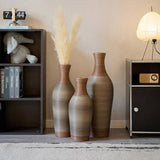 Desktop Vase, Brown Decorative Floor Vase, Classic and Neat Floor Vase, High Independent Flower W2796P261491