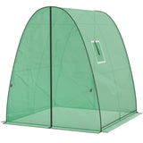 Greenhouse with 2 Doors 6' x 6' x 6.6', Green 58794272