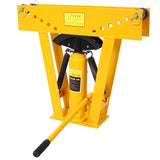 12 Ton Pipe Bender Manual Hydraulic, Piping Bending Exhaust Tube Fabric with 6 Dies, Adjustable W465P192109