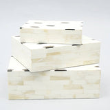 Geomatric Pattern Box - Set of 3 B346P356187