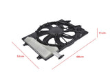 New Radiator Fan Assembly Fits for Hyundai Veloster 2019-2021 Kia Soul 2020-2023 2.0L Black 89119370