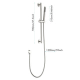 Eco-Performance Handheld Shower with 28-Inch Slide Bar and 59-Inch Hose 31022883