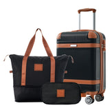Hardshell Luggage Sets 3 Piece Carry-on Suitcase Double Spinner Wheels with TSA Lock, Weekender 83761935