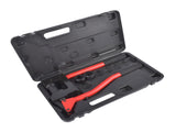 Red Manual Knockout Hole Punch Driver Kits Lever Sheet Metal Stud Punch with Dies for Pipe Sizes 49253476