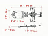 4 Color 1 Station Screen Printing Press, 21.2x17.7in / 54x45cm, 360&deg Rotatable Silk Screen with 66932620