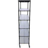 ZUN 6 Tier 6000lbs Capacity NSF Metal Shelf Wire Shelving Unit, Heavy Duty Adjustable Storage Rack with W465142118