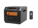 1500W Quartz Tube Heater Digital Style 4 Quartz Tubes Black 53608224