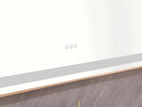118 x6 Inch LED Bathroom Mirror with Aluminum Frame, Wall Mounted Vanity Mirror, Anti-Fog, Memory, W2287P311608