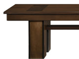 Transitional Walnut Finish Wooden Bench 1pc Casual Contemporary Dining Furniture B01156181