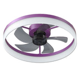 ZUN Ceiling Fans with Lights Dimmable LED Embedded installation of thin modern ceiling fans W1340120485