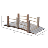 5 ft Wooden Garden Bridge Arc Footbridge 23534540