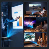 Projector with WiFi and Bluetooth, Native 1080P 4K Support Outdoor Movie Projectors Max 450" 95055601