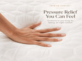 Copper Infused 12 Inch Plush Memory Foam Short Queen Mattress B047P608313
