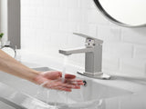 Brushed Nickel Single Handle Bathroom Faucet Deck For 1 or 3 Holes,Laundry Vanity Sink Faucet 95160576