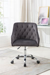 ZUN COOLMORE Velvet Home Office Desk Chair, Modern Cute Computer Chair, Wheels Height Adjustable W39532328