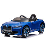 ZUN Licensed BMW I4,12v Kids ride on car 2.4G W/Parents Remote Control,electric car for kids,Three speed W1396104254