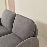 59" Sofa Small Couch for Living Room, Sherpa Fabric Upholstered Sofa Couch, Small W1765P172416