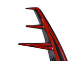 2Pcs Real Carbon Rear Bumper Splitter Fin Fits for INFINITI Q60 Coupe 2016-2020 41320743