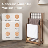 Vertical towel rack brown 96586192