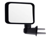 Left Manual Mirror Textured fit for Jeep Wrangler Unlimited 2007-2018 Black 56251151
