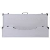 Grey and Gunmetal Writing Desk B062P185724