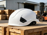 Adjustable Vented Safety Helmet, 6-Point Ratchet Suspension Hardhat for Industrial Construction Work 62756450