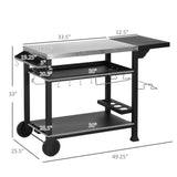 Outdoor Bar Cart Grill Table 93837383