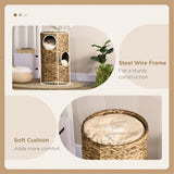 ZUN Wooden Cat House/Cat Trees /Cat Climbing Tower （Prohibited by WalMart） 63763548