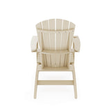 Adirondack Chair Sturdy HDPE Poly Lumber for Poolside, Patio, and Garden Relaxation B195P198768