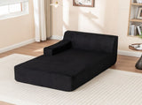 Right Armrest Chaise Lounge Chair Upholstered Sofa Bed No Assembly Required,Oversized Sleeper Chair W1170P333284